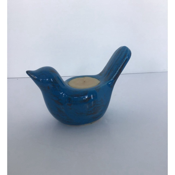 Other - Ceramic Bluebird Candle